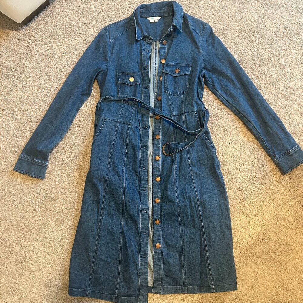 Boden Denim Shirt Dress